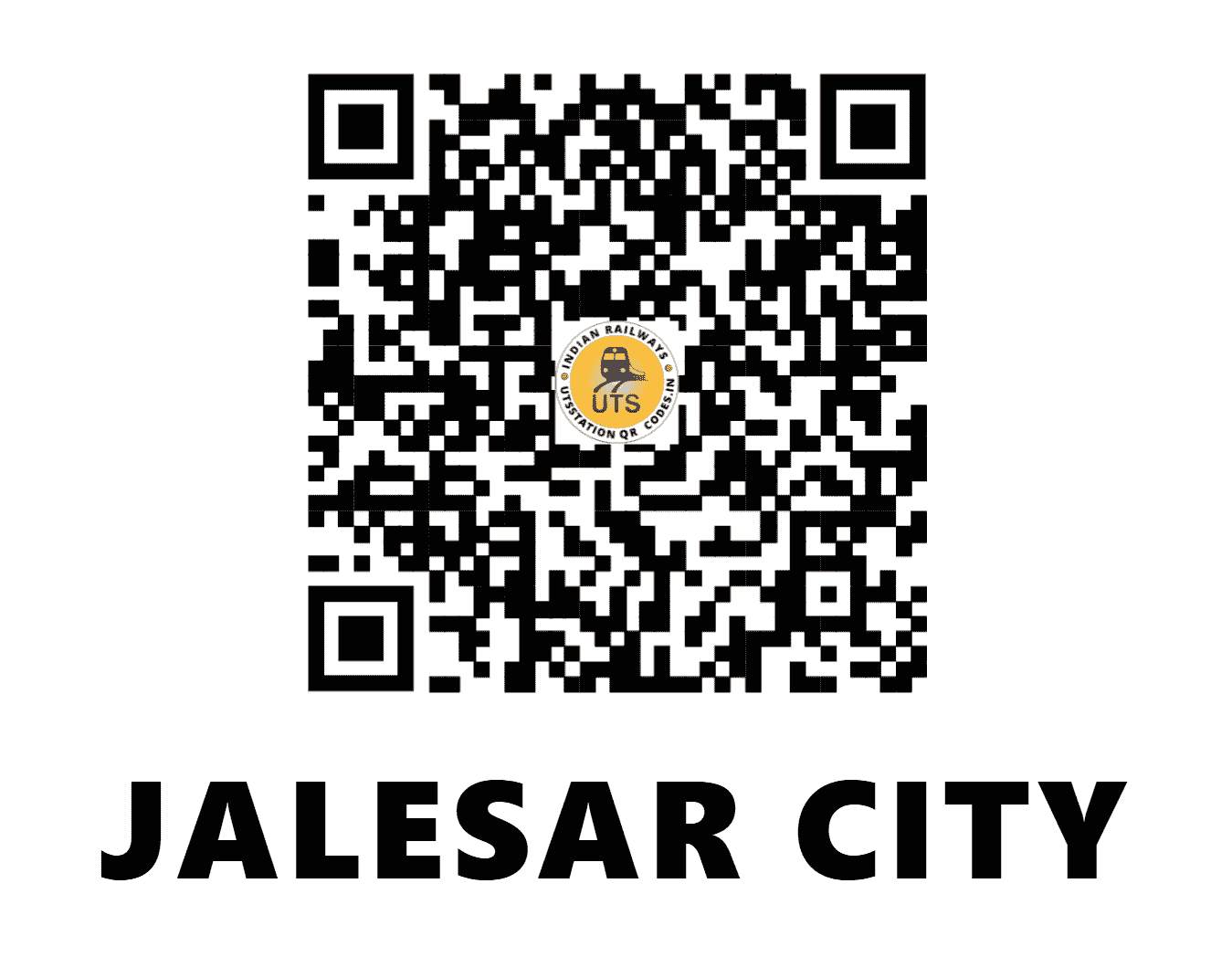 UTS QR Code for JALESAR CITY - JSC (NC - UTTAR PRADESH)